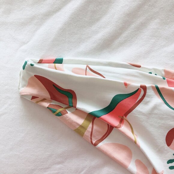 Roxy Bikini Bottoms XXL floral swim bottoms women's bathing suit - Picture 3 of 12